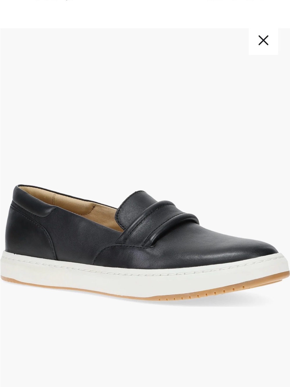 Dansko Black Leather Slip-On Loafers